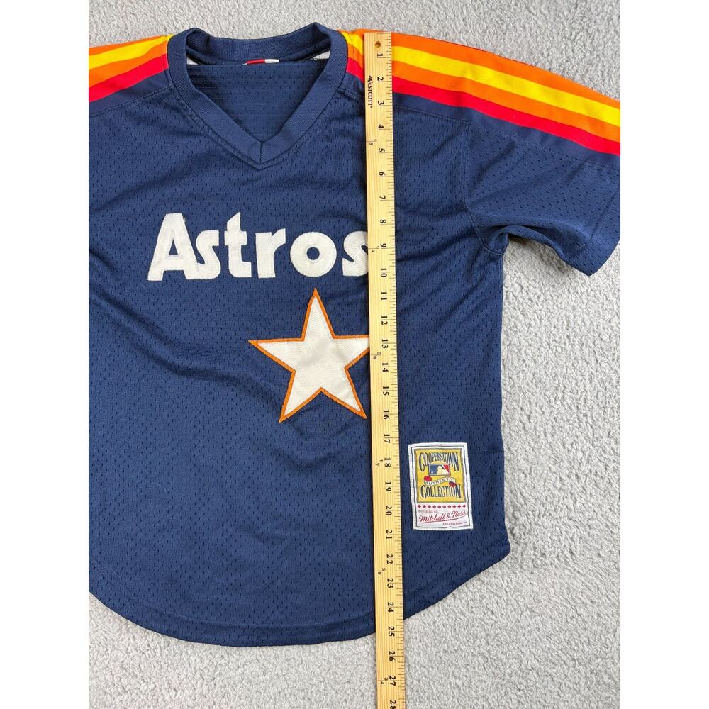 Mitchell & Ness Houston Astros Baseball Team Throwback Jersey Nolan Ryan #34 - Picture 6 of 9